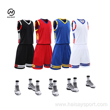 Wholesale Basketball Jersey Bulk Breathable T Shirt Team Basketball Jersey Bulk Hot Club Uniforms Custom Mens Basketball Jerseys